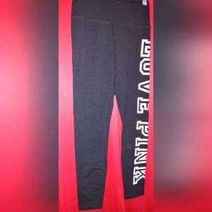 Black Pink Victoria's Secret Leggings